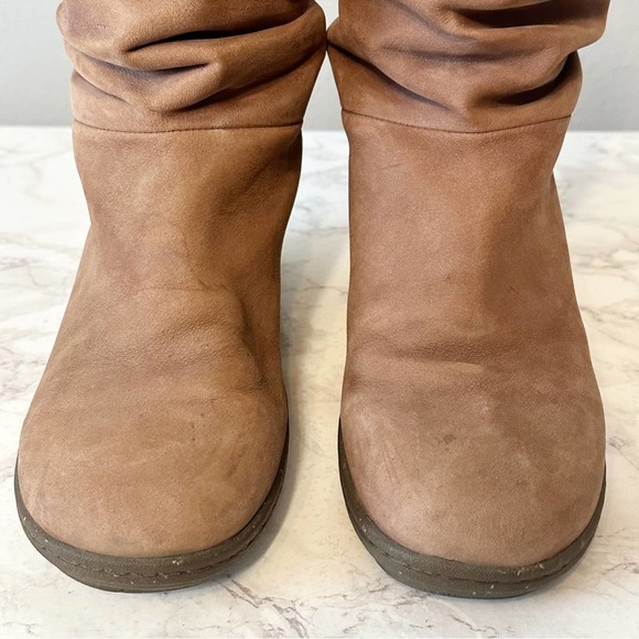 Keen Akita Pull On Leather Mid Calf Chelsea Boot Wedge Heel Women’s Size 8.5 EUC - Picture 2 of 10